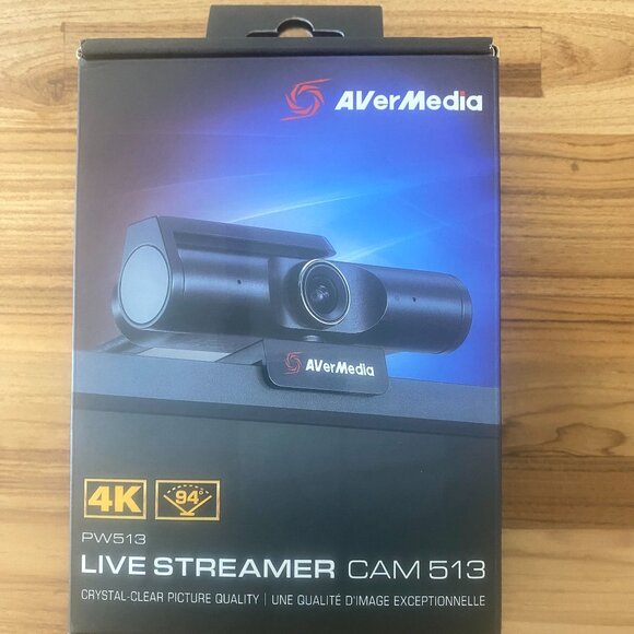 NIB-AVerMedia 4K webcam - PW513 LIve Streamer CAM - Picture 1 of 2